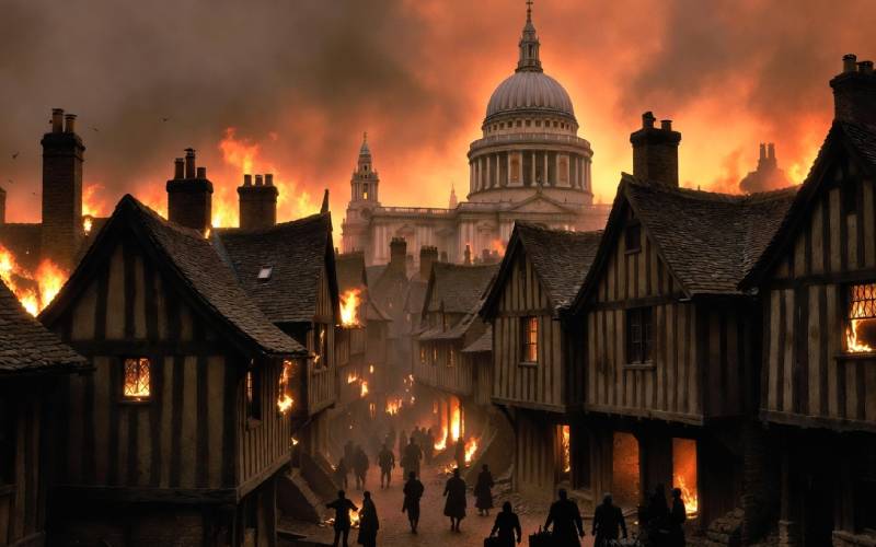 The Great Fire of London 1666